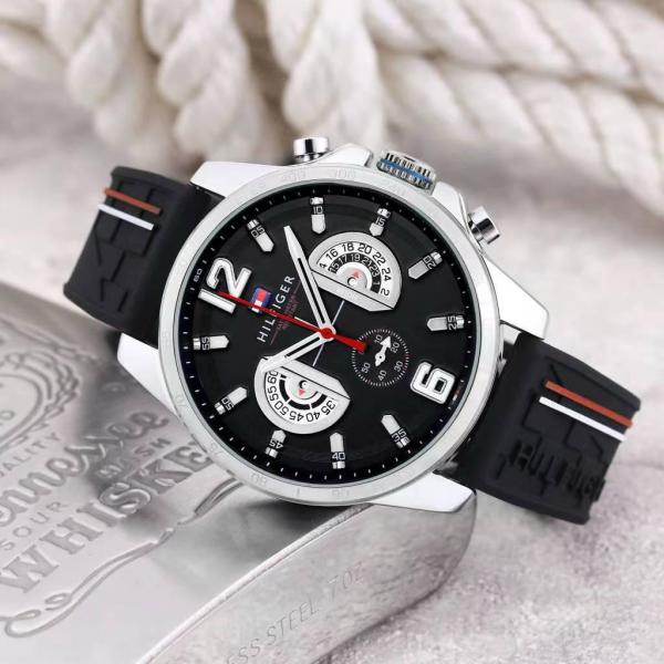 Tommy_Hilfiger Decker Silver Black - J1153
